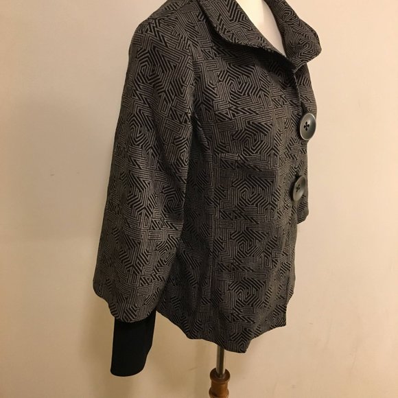 Joseph Ribkoff Black/Taupe Jacket - Picture 9 of 12